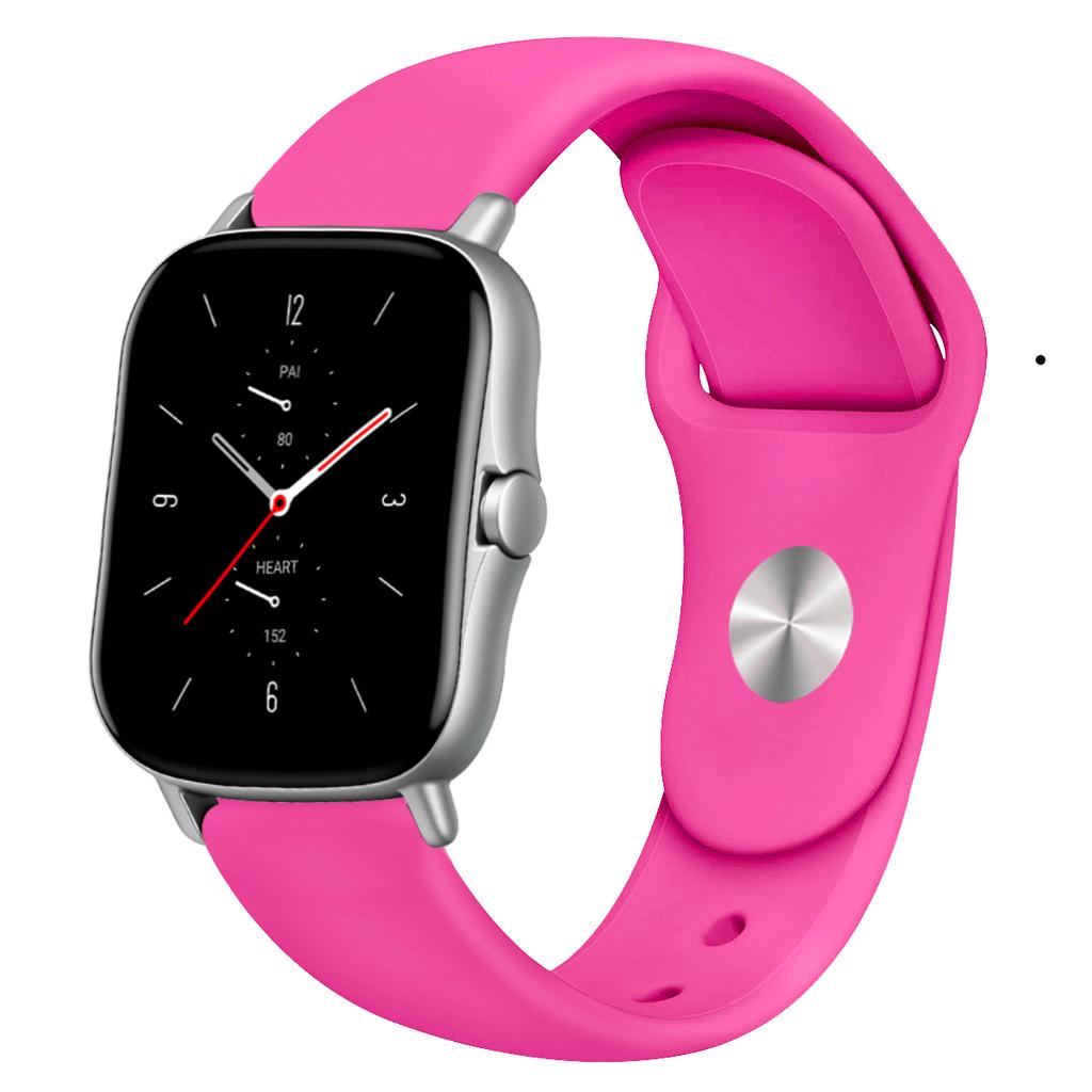 20mm/22mm Klockarmband För Amazfit GTS 4/3/2/2e/Mini/GTR 42mm/GTR 4/3 Pro Silikonarmband Amazfit helio/balance 2 bip 5 6 band