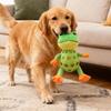 Bissfester Plüschfrosch Hundespielzeug Cartoon Froschform Hund Langeweile Begleiter Spielzeug Indoor Spiel