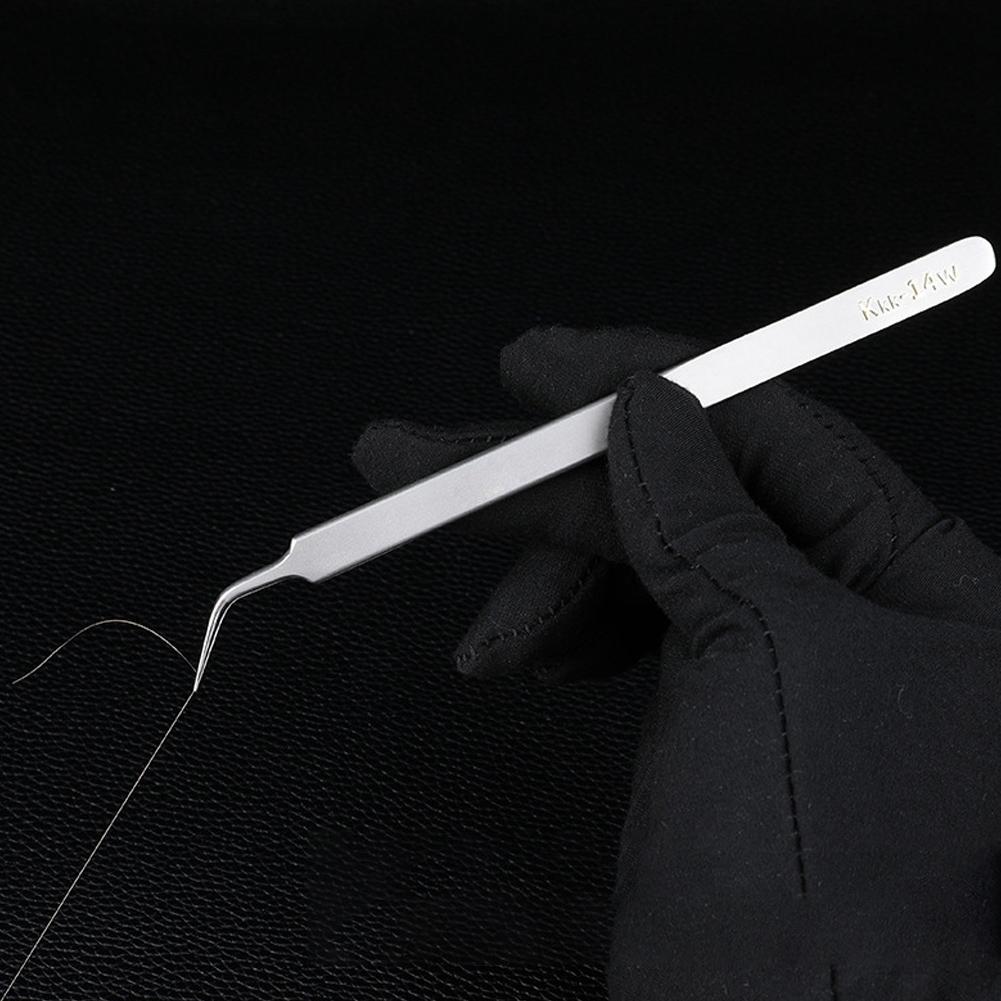 14w Ultra Pointed High Precision Antistatic Acid Proof Stainless Steel Tweezer Maintenance Tool