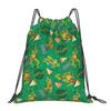 Custom Ninjas Turtles Drawstring Backpack Sports Gym Bag for Men Women Superhero Training Sackpack