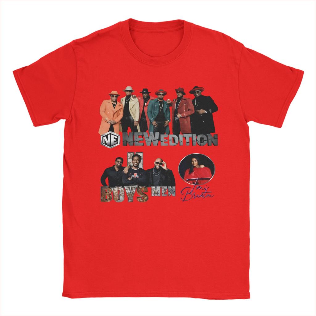 Mens Womens New Edition Way Tour 2026 Vintage RB Concert Shirt Cotton New Arrival Tee Shirts  Top Clothing