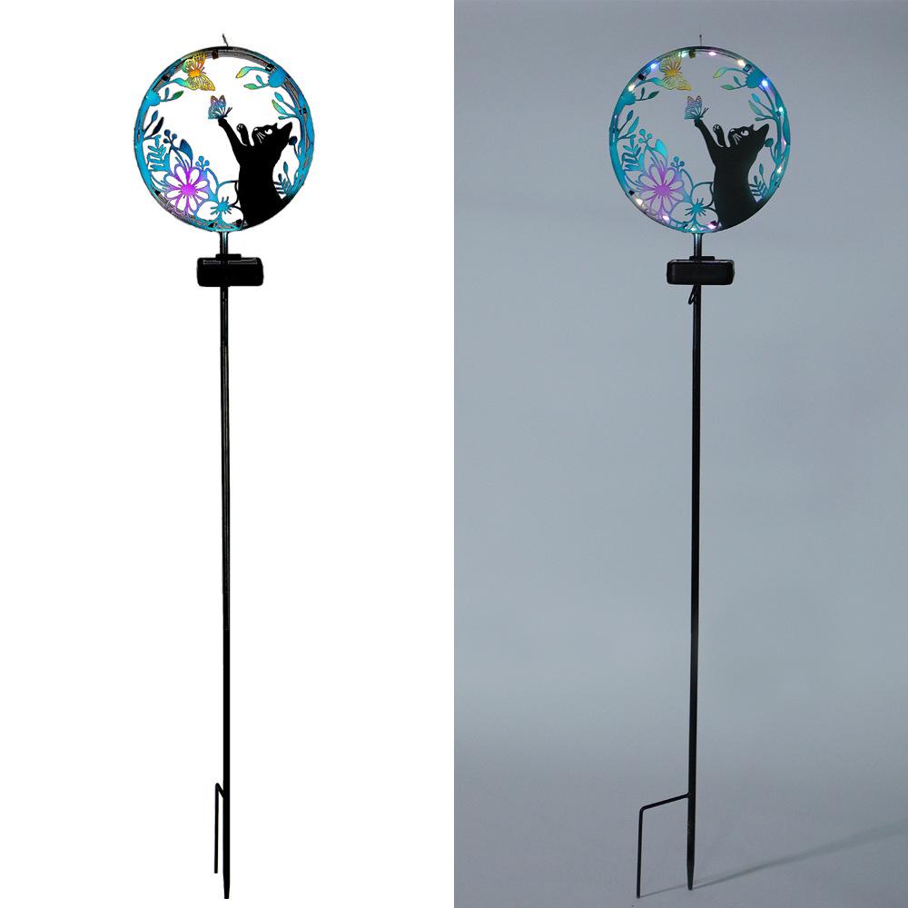 

Solar Garden Light Outdoor Waterproof Decorative Cute Cat Dog Stake Solar LED Lamp for Yard Lawn Patio Christmas Gardening Gift