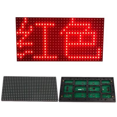 P10 Tek Renkli Led Panel Işıklı Tabela Smd Modül Dış Mekan Su Geçirmez Ekran Billboard Piksel Ekran