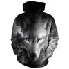 Modischer Kinder Hoodie Tiergrafiken Langarm Fuchs 3D Druck Junge Mädchen Sweatshirt Streetwear Locker Kinderkleidung Oberteil