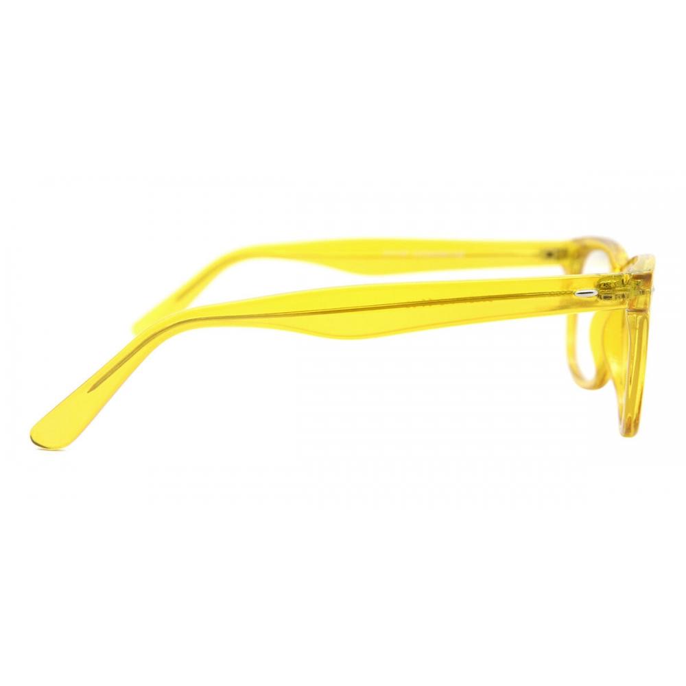 Full Rim Square Transparent Yellow Smartbuy Collection Katie Cp176f Fashion Women Eyeglasses