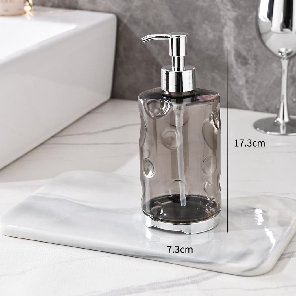 550ml Plastic Cheese Lotion Bottle Luxury Shampoo Shower Gel Hand Sanitizer Household Bathroom Counter Press Soap Dispenser