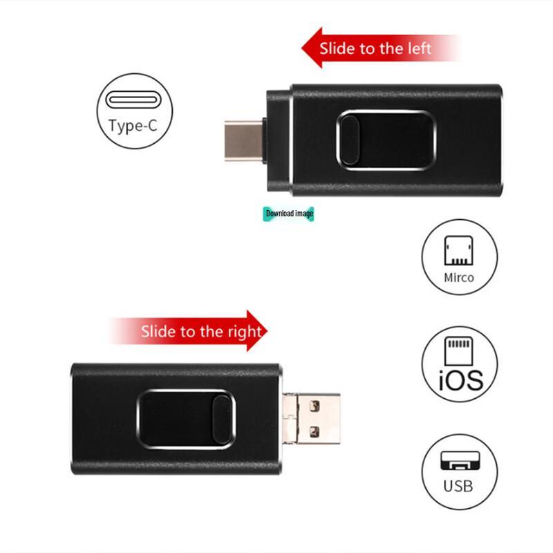 OLOEY 4-in-1 Universal Mobile USB Flash Drive