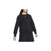 Nike Solid Logo Fleece-Lined Long Sleeve Sweatshirt for Women In Black