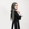 New Arrival Crinkle Rayon Hijab Women Muslim Scarf Shawls Solid Headscarf Wraps Big Size Plain Islamic Turban Headbands Foulard