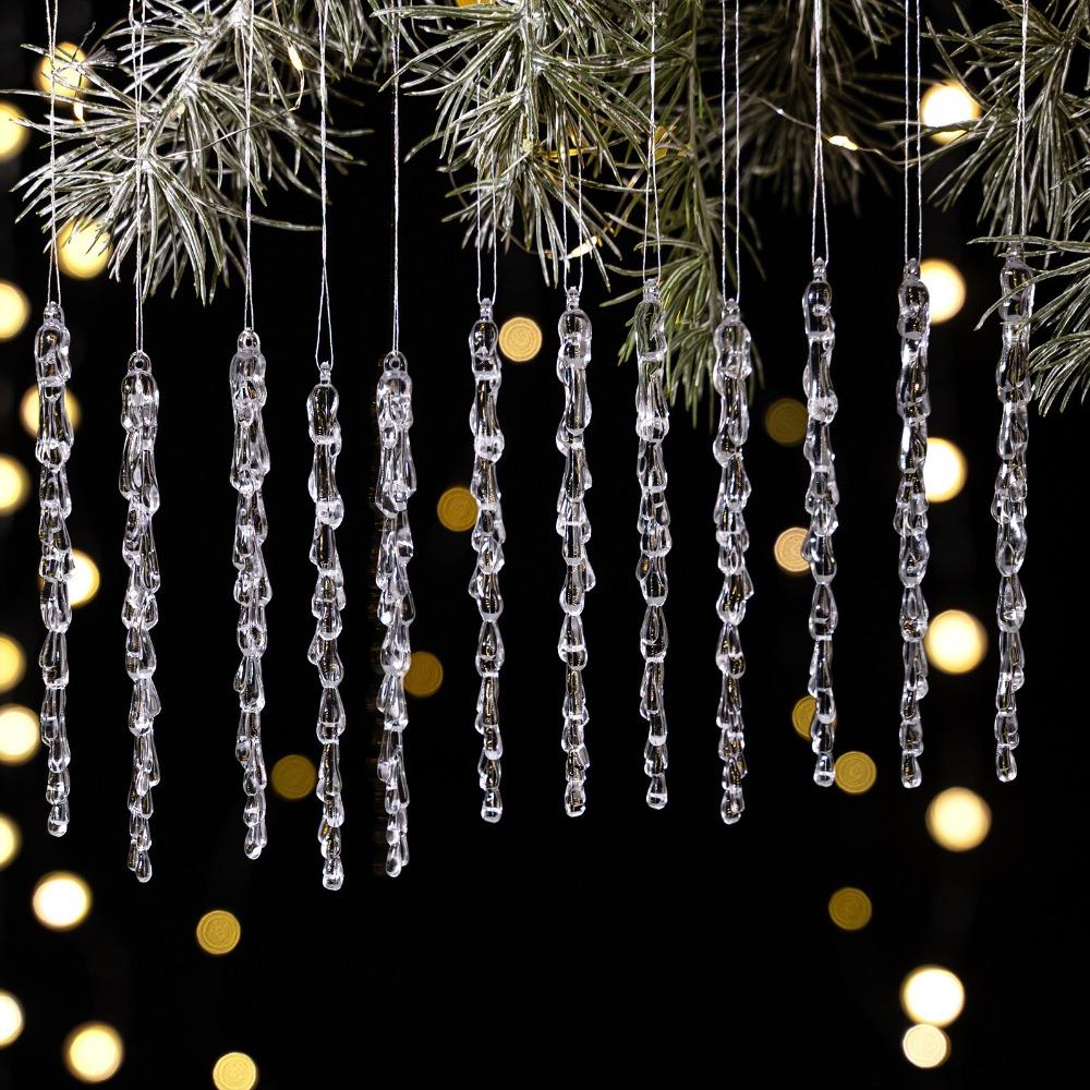 Twisted Water Drop Design Christmas Tree Pendants Wedding & Outdoor Decor