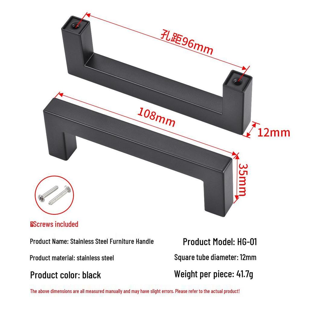 Modern Simple Stainless Steel Kitchen Cabinet & Wardrobe Handle for Doors and Drawers