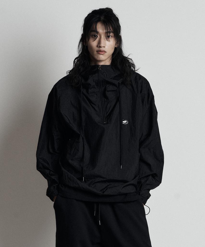 Search410 Twinkle Anorak Hoodie Black