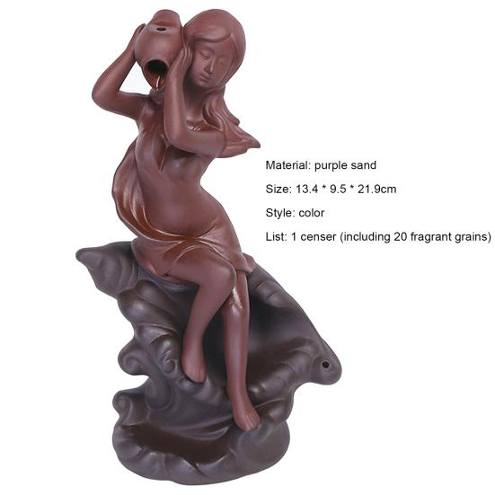 Useful Waterfall Incense Holder Unique Design Delicate Multi-purpose