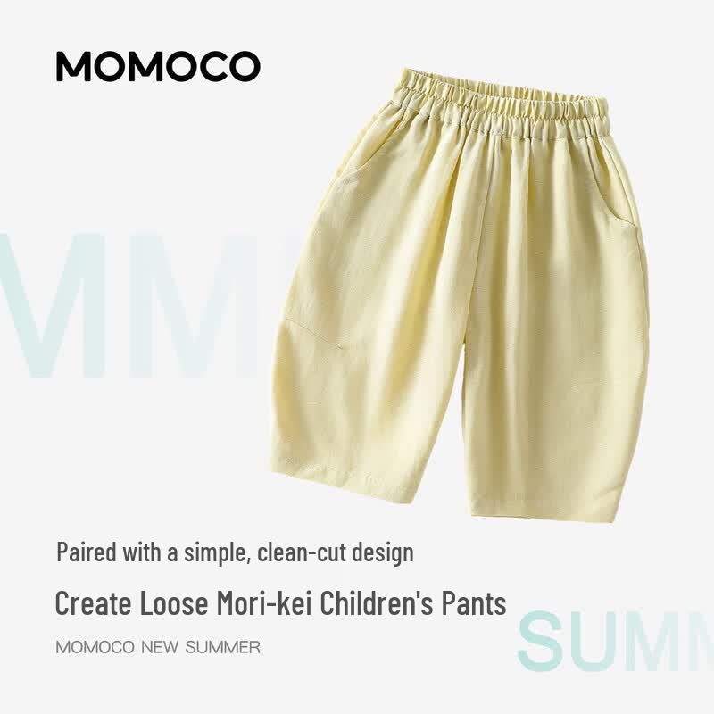 MOMOCO Boys' 2026 Summer Casual Capri Pants