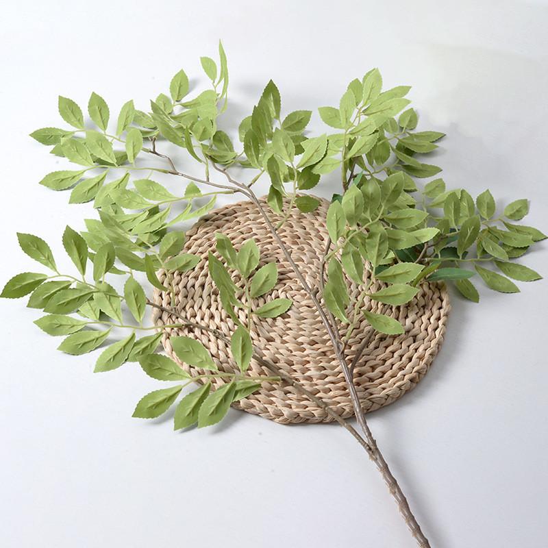 Fake Green Plant With Silk Leaves For Wedding Decor And Indoor Office Use