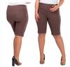 Spodenki Dresowe 6Xl Brązowe Kawowe Plus Size