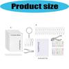 141Pcs Plastic Heat Shrinkable Plastic Sheets for Creative Keychain Making Colorful Craft Supplies