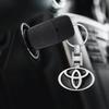 Брелок для ключей автомобиля Эмблема автомобиля Подарок С кольцом для ключей Автоаксессуары Для TRD Toyota Crown Reiz Corolla Prada Alphard Yaris Camry GT86