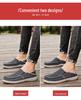 Men's Casual Lightweight Breathable Slip-On Canvas Loafers with Elastic Band