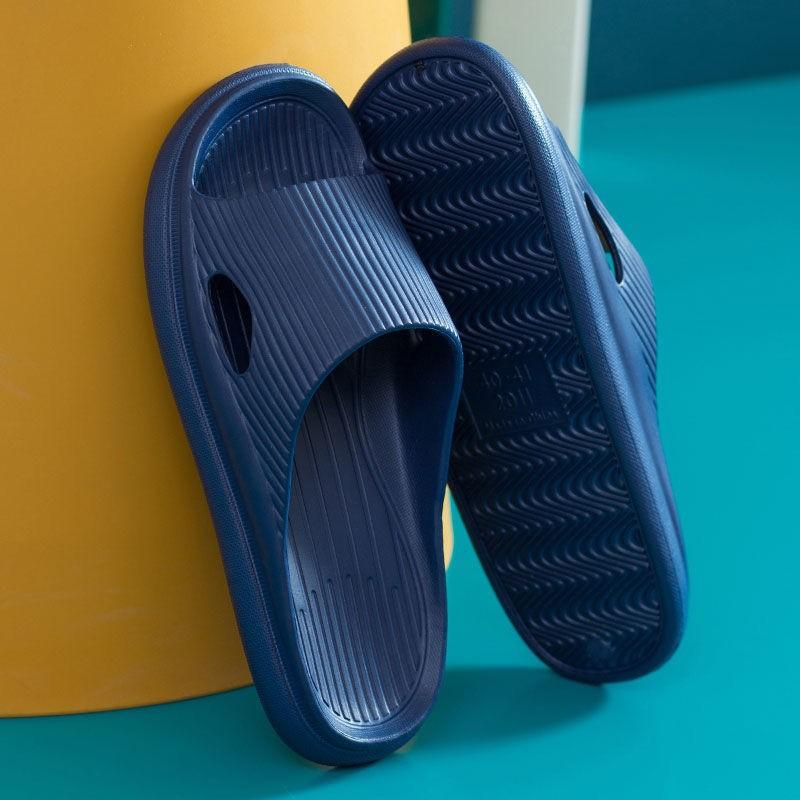 Summer stepping on shit slippers women's new eva indoor home couple non-slip bathroom massage cool slippers men