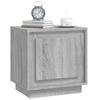 Nightstands (2 pcs) Grey Sonoma 44 x 35 x 45 cm Particleboard