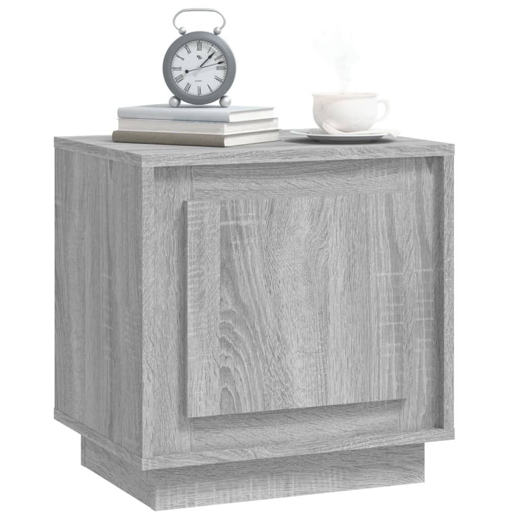 Nightstands (2 pcs) Grey Sonoma 44 x 35 x 45 cm Particleboard