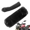 Motorcycle Hand Grip Cover Winter Thickened Imitation Plush E-bike Handle Gloves Motorcycle Riding Handlebar Grip Cover