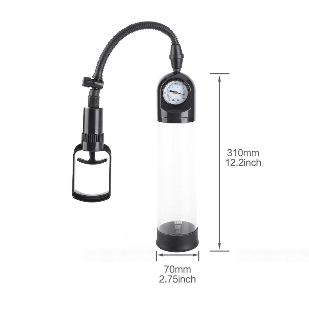 Manual Penis Pump Professional Men Home Safe Ergonomic Penis Vacuum Pump Trainer Device for Erection