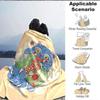 1pc K Pop Demon Hunters Cat Flannel Blanket, Soft Skin Friendly with Digital Printing, Various Sizes Available for Family, Friends, Birthday