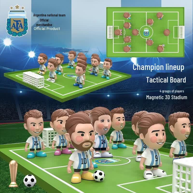

Juxing Power Argentina Player Tactical Figurine Set with Tactical Board