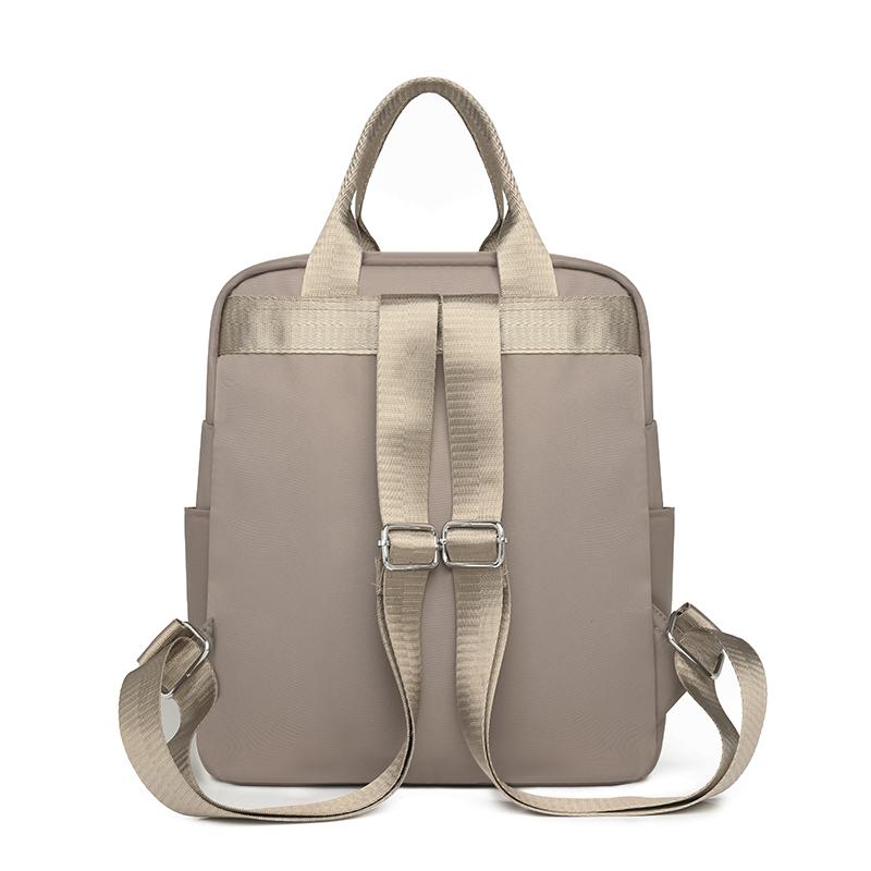 Einfarbiger Niet-Rucksack Damen Rucksack mit großer Kapazität