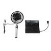 Camping Fan Dual Powered Fan For Picnics For Travel Adjustable Telescopic Stand Fan Camping Fan 10W Solar Panel