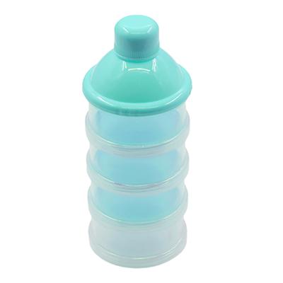 Milk Powder Dispenser 4 Layers Multi-Function Portable Newborn Baby Milk Powder Dispenser for Nursery