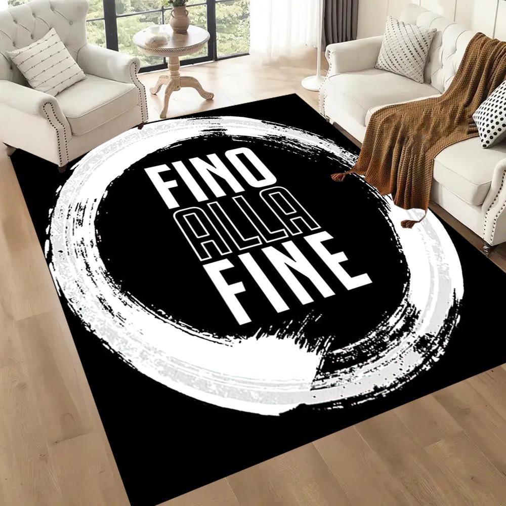 Juventus Floor Rug Office Rug Suitable For Playrooms Game Room Balcony Hallway Antislip Carpet Office Home Decor Best For Christmas