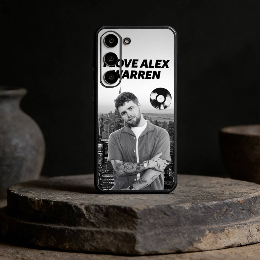 A-Alex W-Warren Singer FUNNY Magnetic Phone Case For Samsung Galaxy A91,80,73,72 ,71,53,52,32 ,31,22,21s,20,Soft Black Case