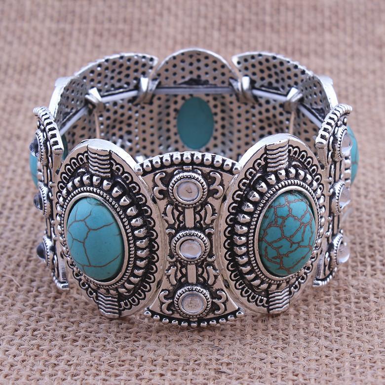 Style Bohemian Turquoise Bracelets Women Hand Jewelry Fashion Gifts Elegant
