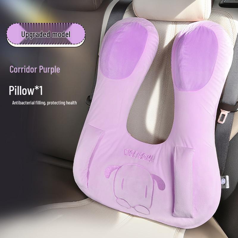 Oreiller de Repose-Tête de Voiture Dessin Animé Aichewu pour Enfants - Aide au Sommeil Mignon pour Enfants