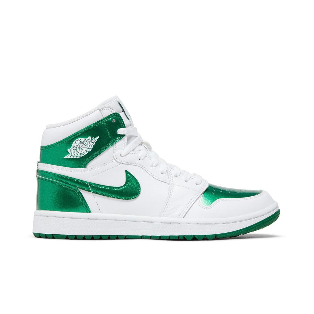 Air Jordan 1 High Golf 'Pine Green' (Unisex) Weiße / Kieferngrüne Freizeitschuhe DQ0660 130
