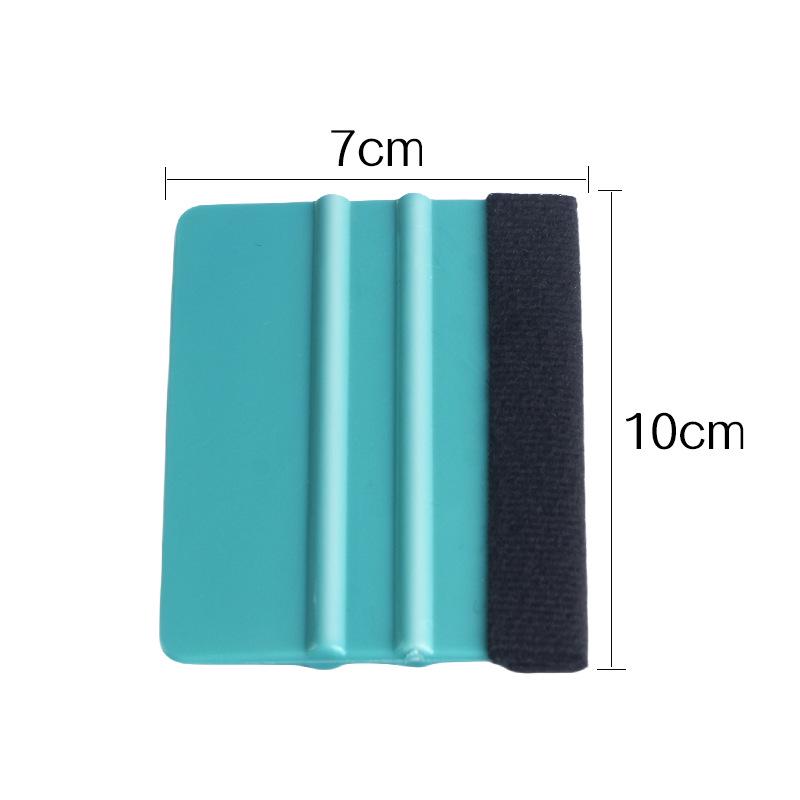 Color-Changing Car Film & Wall Sticker Flocking Scraper with Thickened Felt