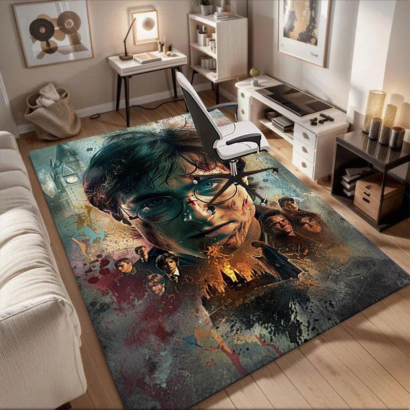 Harry Potter and the Deathly Hallows Part 2 Poster PrintOffice Mat Home Decor Office Rugs LB89