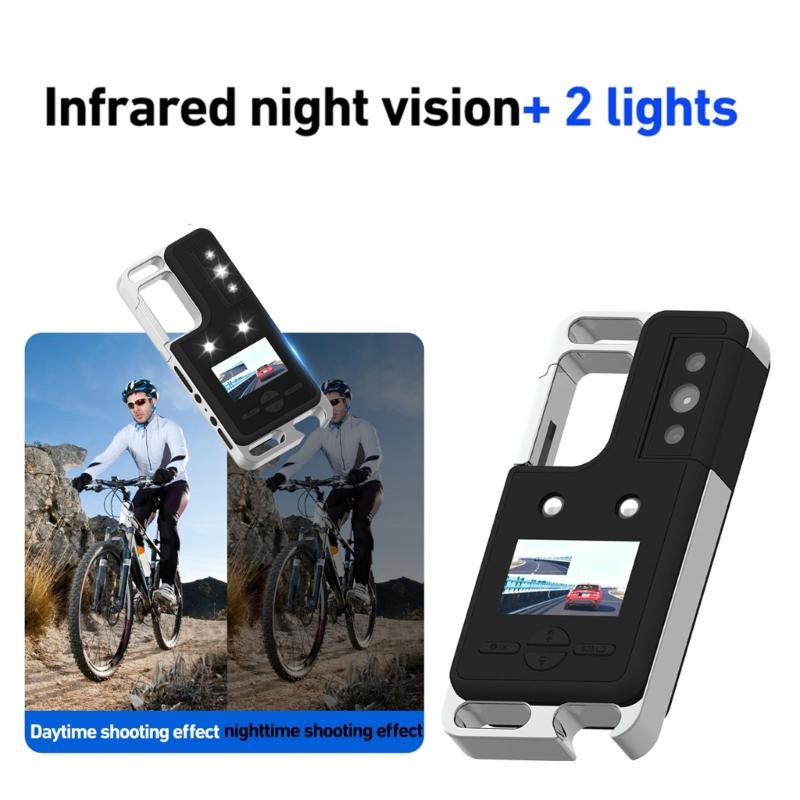 Wearable Video Recorder,OLED Display Miniature Camcorder for Teachers Travelers Video Recorder for Teaching 2560x1460