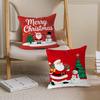 Merry Christmas Pillow Cover Design Cushion Cover Decor Holiday Decorati