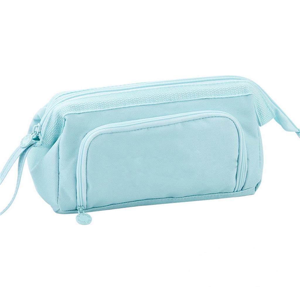 Korean Version Of The Boat-shaped Large-capacity Multi-layer Oxford Pencil Case Multi-functional Portable Pencil Case Student Storage Pencil Bag