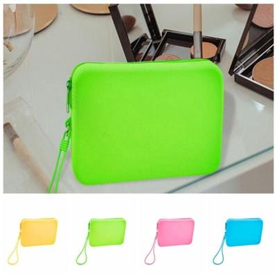 Silicone Cosmetic Storage Bag Square Coin Bag New Travel Toiletry Bag