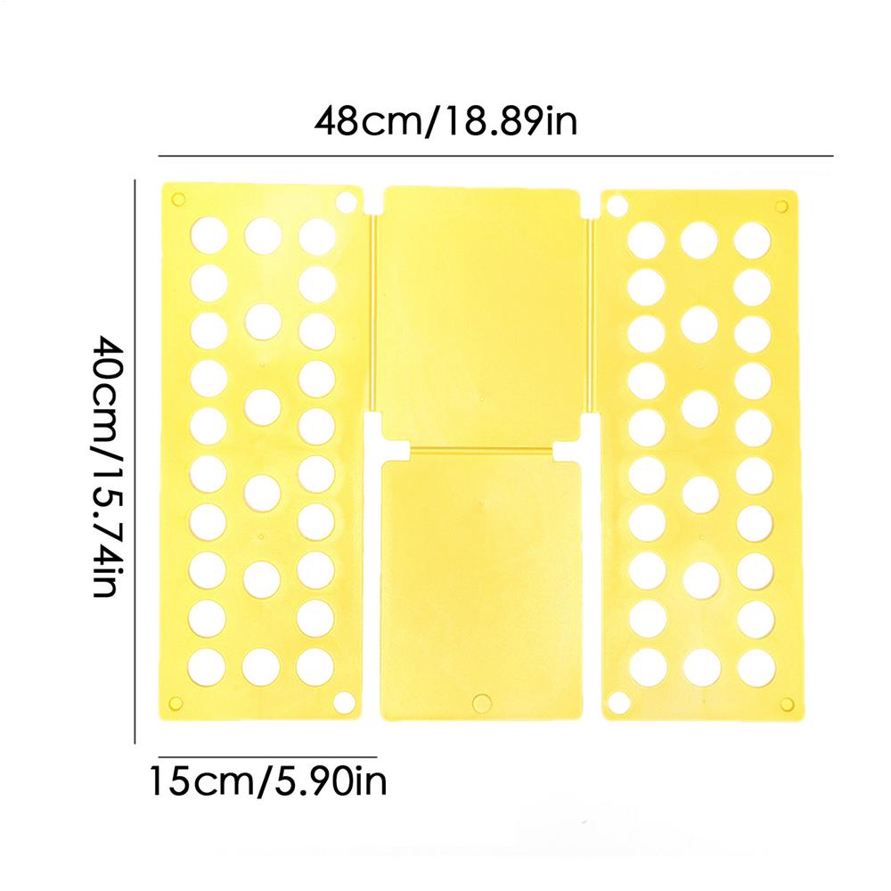 Easy-Fold Plastic Laundry Board for Kids and Adults Home Shirt Folding Storage Tool Quick Clothes Organizer Fold Helper