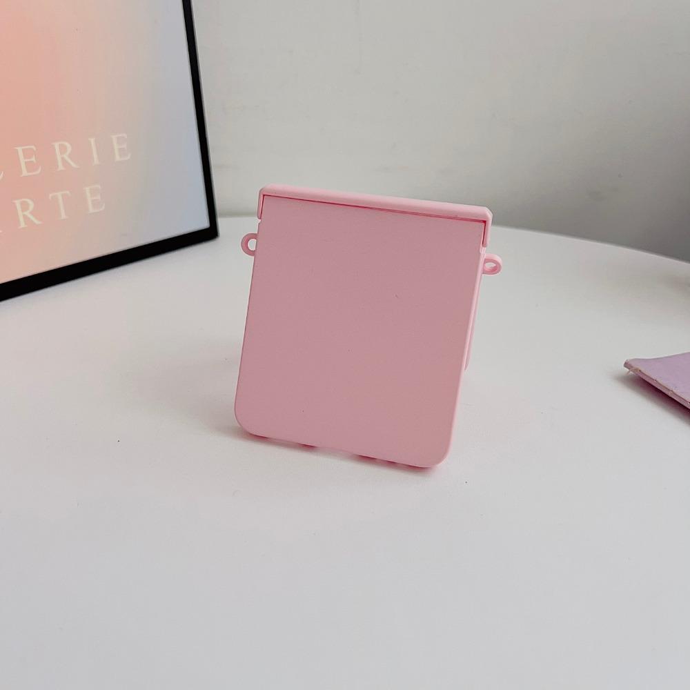 Luxury Cute Phone Case for Samsung Galaxy Z Flip 7 Fe 6 5 4 3 Flip7 Gradient Double Color Hard Hinge Protective Cover