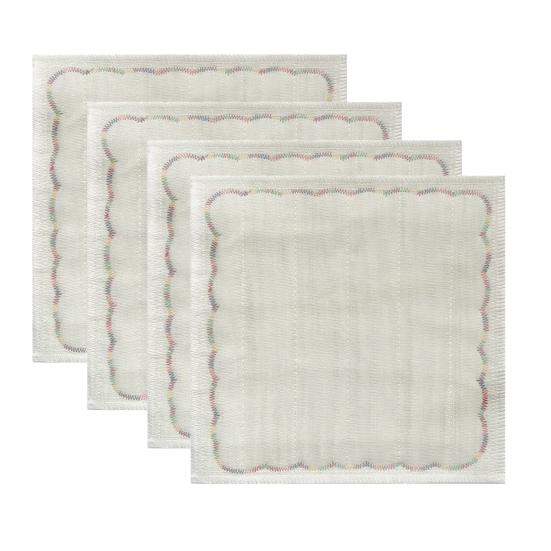 4Pcs Kitchen Dish Towels Easy To Clean Strong Water Absorption Soft Quick Drying Dish Clothes Stain-resistant Kitchen Towels