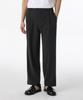 MUSINSA STANDARD Crinkle Loose Tapered Elastic Waist Pants [Dark Gray]