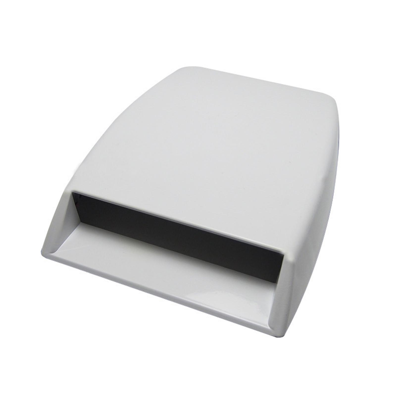 

Автомобільний повітряний потік Наклейка Автомобільний повітряний потік Вхідний капот Наклейка вентиляційного отвору Кришки капота Імітація капота автомобіля Декоративний випуск повітря білий