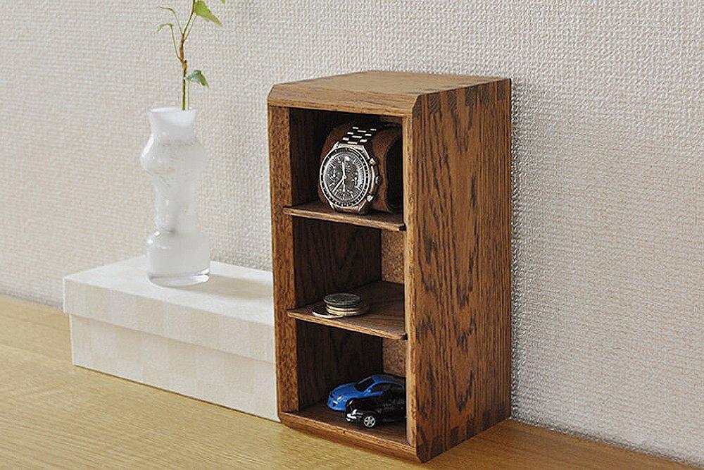 Oak Village Multi-Purpose Pen Holder, Brown, 22cm Wide x 11cm Deep x 10.8cm High, 01060-11